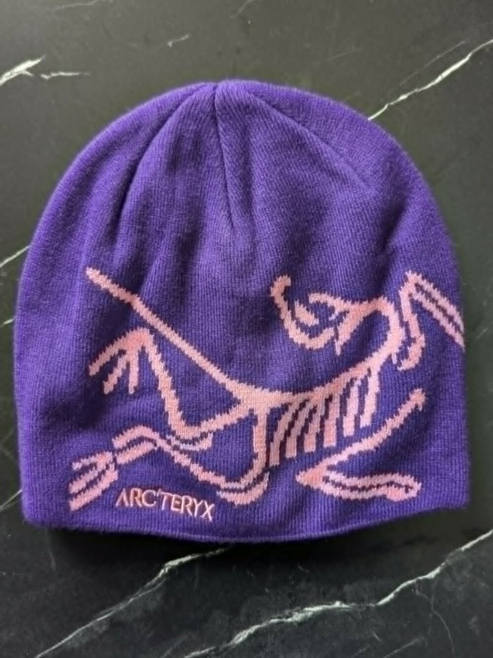 Arc'teryx Purple Bird Head Toque Beanie